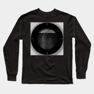 Black and white modern artwork Long Sleeve T-Shirt